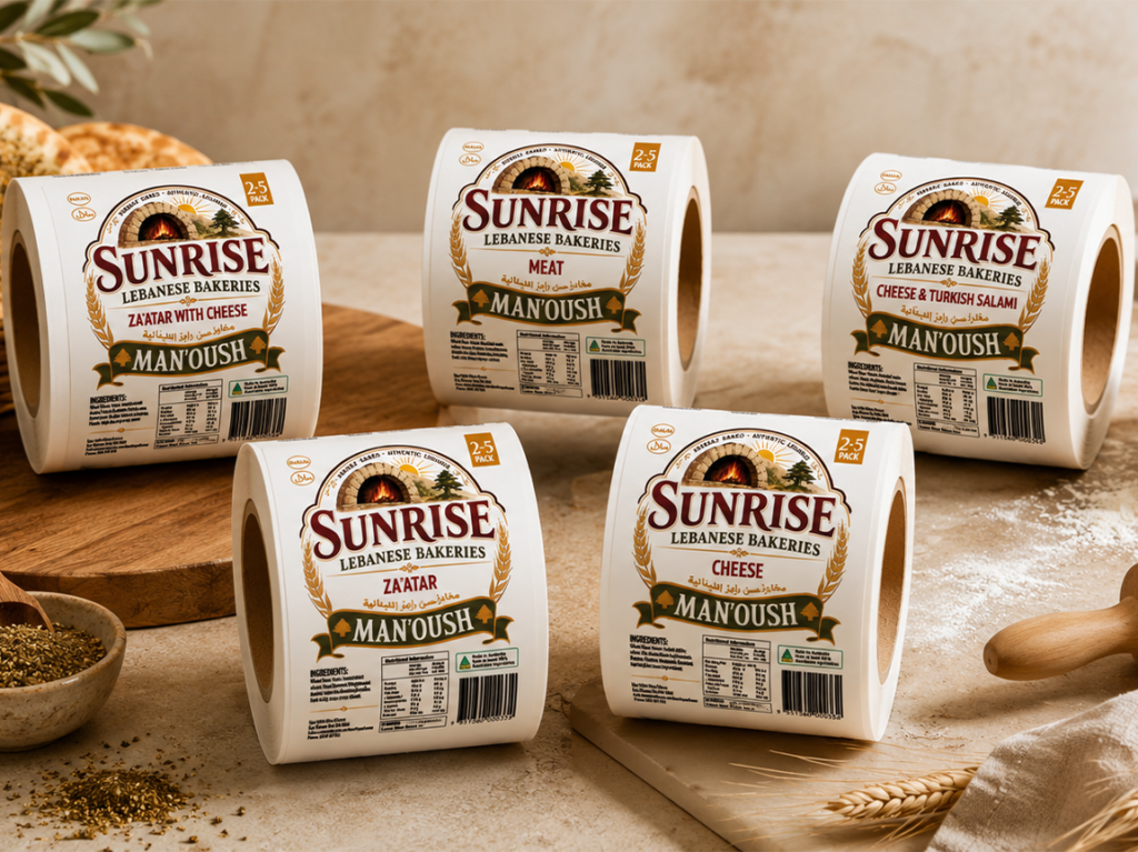 Professional Food Label Printing for Australian Food Manufacturers